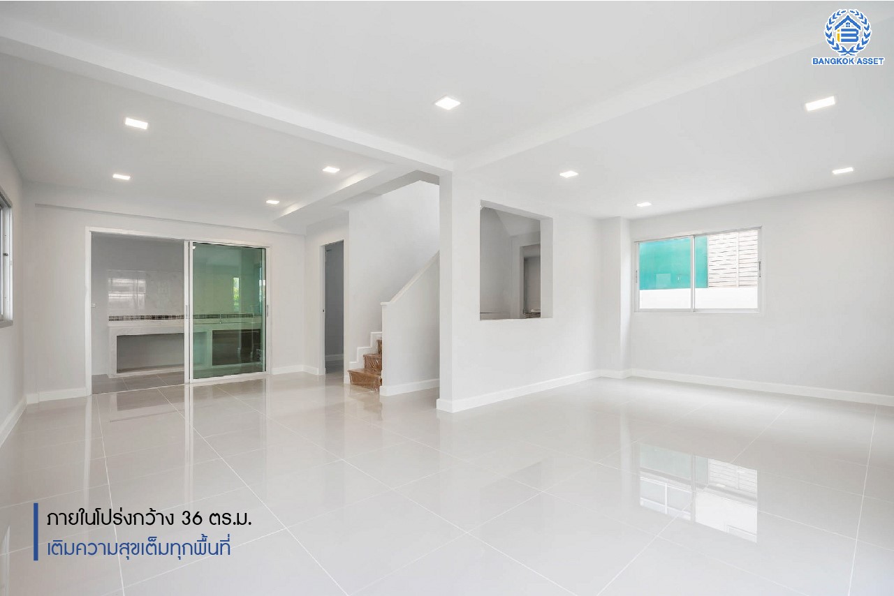 บ้านมือสองตกแต่งใหม่ ม.ศุภาลัยวิลล์ วงแหวน-รัตนาธิเบศร์ เนื้อที่ 51.1 ตร.ว. ฟังก์ชันจัดเต็ม 4 ห้องนอน 2 ห้องน้ำ 2 ที่จอดรถ Master Bedroom พร้อม Walk- in Closet ตอบโจทย์ทุกการเข้าอยู่ บนทำเลเดินทางสะดวก ใกล้ ถ.กาญจนาภิเษก เซ็นทรัลเวสต์เกต และรถไฟฟ้า "สถานีคลองบางไผ่